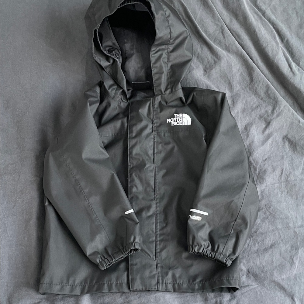 The North Face Kids Black Raincoat